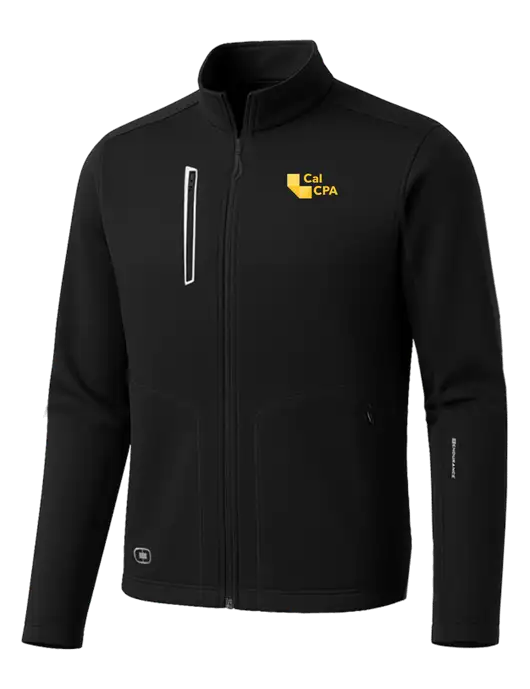 OGIO Blacktop Endurance Fulcrum Full-Zip w/CalCPA Logo