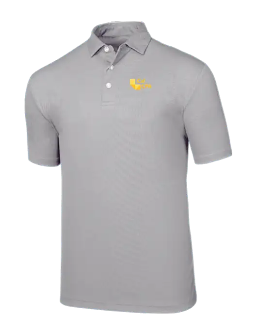 Callaway Birdseye Light Grey Polo w/CalCPA Logo