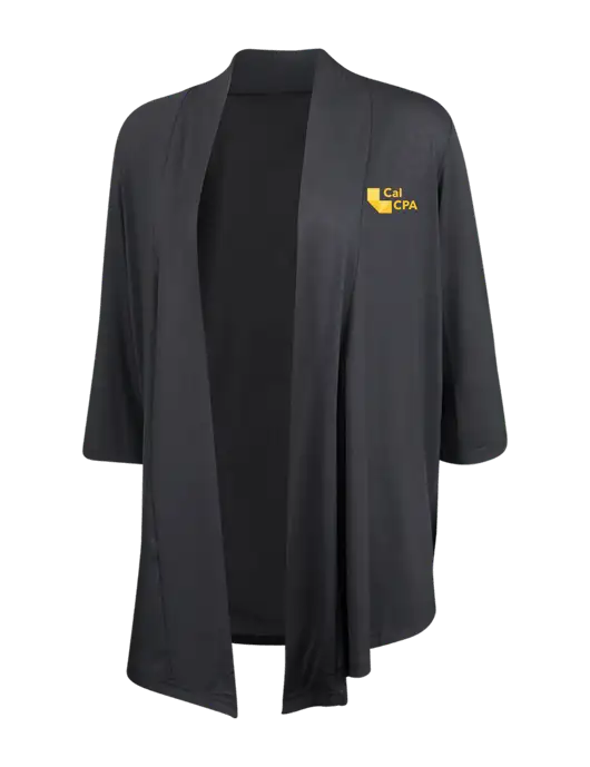 Grey Smoke Womens Concept Shrug w/CalCPA Logo