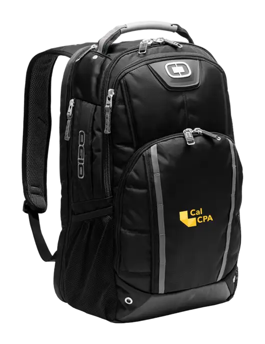 OGIO Black Bolt Pack w/CalCPA Logo