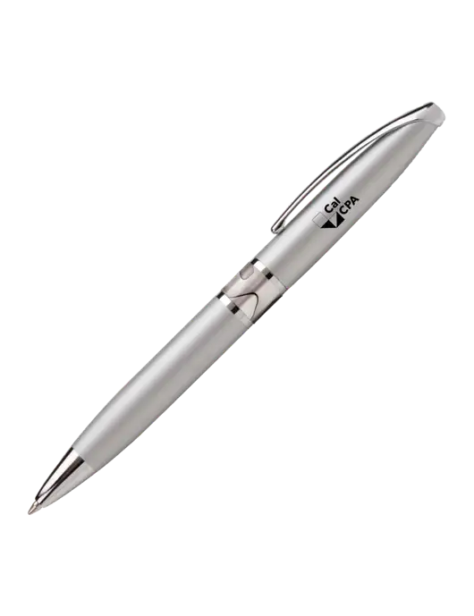 Illusion Silver Pen - Black Ink w/CalCPA Logo