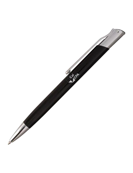 San Malo Black Pen - Black Ink w/CalCPA Logo