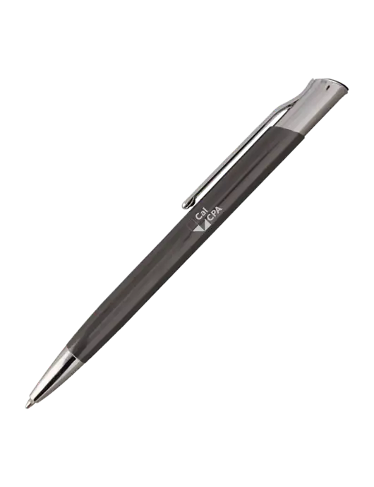 San Malo Gunmetal Pen - Black Ink w/CalCPA Logo