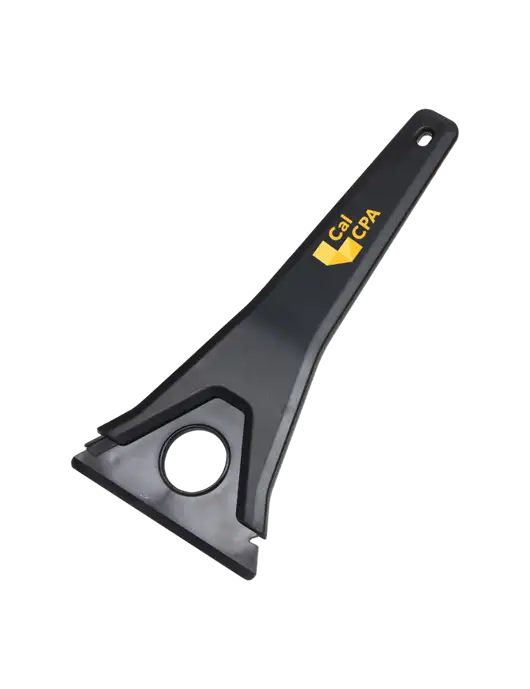 TriBlade Black Windshield Scraper w/CalCPA Logo